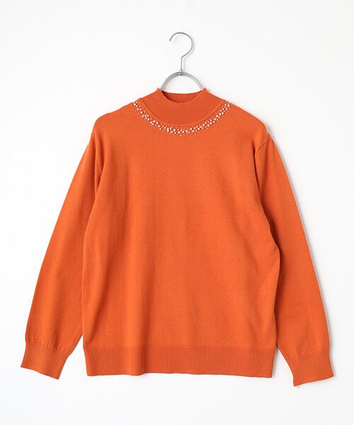 TAKASHIMAYA OUTLET / タカシマヤ アウトレット その他トップス | ビーズ刺しゅう使いプルオーバー（ORANGE）