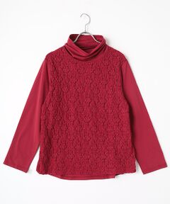 TAKASHIMAYA OUTLET / タカシマヤ アウトレット その他トップス | レース切替えプルオーバー