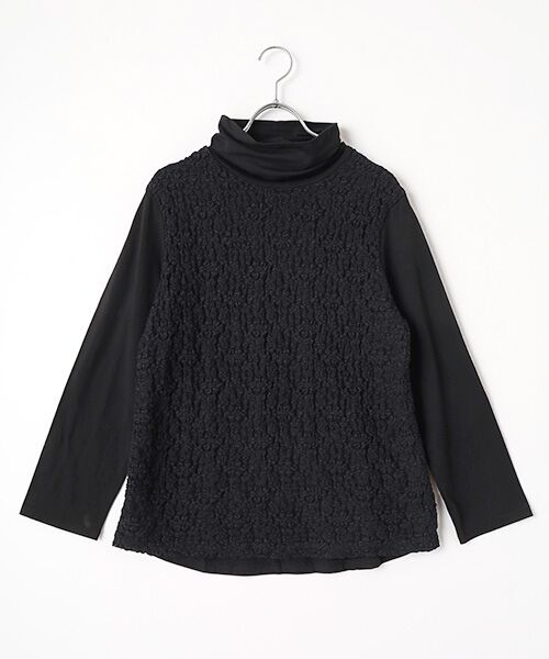 TAKASHIMAYA OUTLET / タカシマヤ アウトレット その他トップス | レース切替えプルオーバー（BLACK）