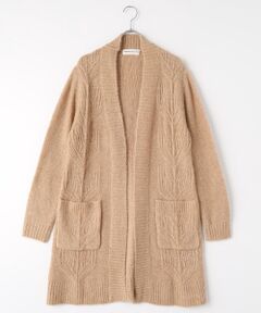 TAKASHIMAYA OUTLET / タカシマヤ アウトレット カーディガン・ボレロ | リーフ柄ロングカーディガン