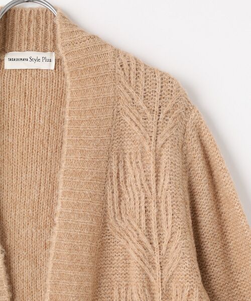 TAKASHIMAYA OUTLET / タカシマヤ アウトレット カーディガン・ボレロ | リーフ柄ロングカーディガン | 詳細3