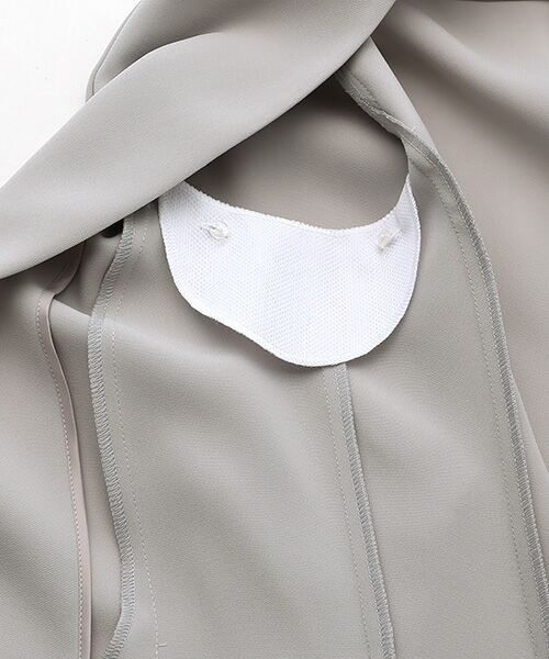 TAKASHIMAYA OUTLET / タカシマヤ アウトレット ノーカラージャケット | トリアセノーカラージャケット | 詳細4