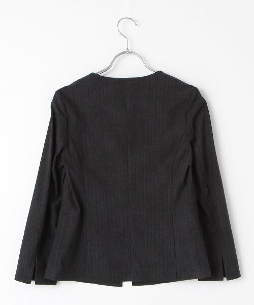 TAKASHIMAYA OUTLET / タカシマヤ アウトレット ノーカラージャケット | スーツクローゼット　クールドッツ　ノーカラージャケット | 詳細2