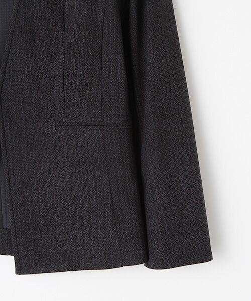 TAKASHIMAYA OUTLET / タカシマヤ アウトレット ノーカラージャケット | スーツクローゼット　クールドッツ　ノーカラージャケット | 詳細4