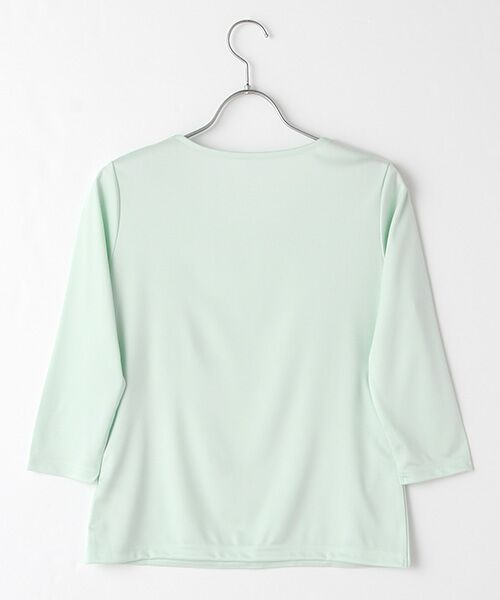 TAKASHIMAYA OUTLET / タカシマヤ アウトレット カットソー | スーツクローゼット　トリアセスムース七分丸首カットソー | 詳細1