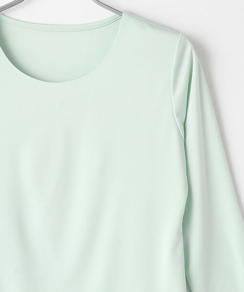 TAKASHIMAYA OUTLET / タカシマヤ アウトレット カットソー | スーツクローゼット　トリアセスムース七分丸首カットソー | 詳細2
