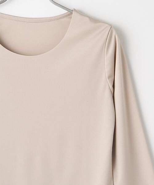 TAKASHIMAYA OUTLET / タカシマヤ アウトレット カットソー | スーツクローゼット　トリアセスムース７分丸首カットソー | 詳細3