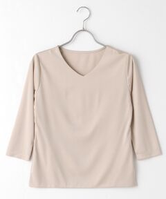 TAKASHIMAYA OUTLET / タカシマヤ アウトレット カットソー | スーツクローゼット　２０１９Ｖネックトリアセ七分袖カットソー