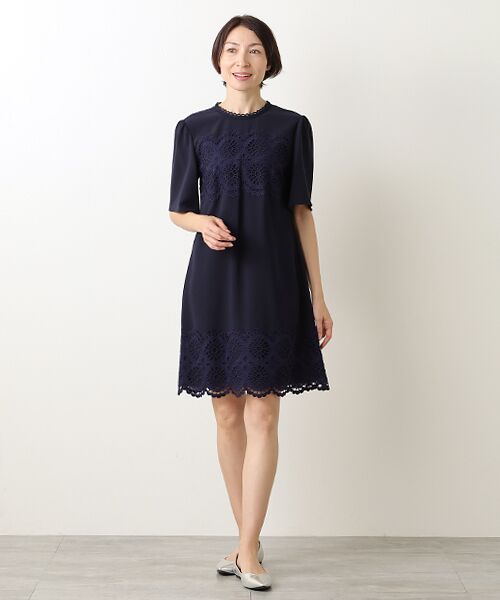 TAKASHIMAYA OUTLET / タカシマヤ アウトレット ミニ丈・ひざ丈ワンピース | 『アウトレット対象商品』レラローズ　ＯＰ | 詳細9