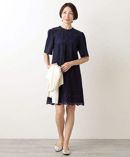 TAKASHIMAYA OUTLET / タカシマヤ アウトレット ミニ丈・ひざ丈ワンピース | 『アウトレット対象商品』レラローズ　ＯＰ | 詳細10