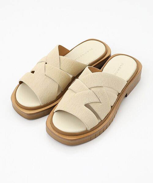 TAKASHIMAYA OUTLET/タカシマヤ アウトレット 『アウトレット対象商品』クレジュリー サンダル ベージュ 38 TAKASHIMAYA OUTLET/タカシマヤ アウトレット 『アウトレット対象商品』クレジュリー サンダル ベージュ 38