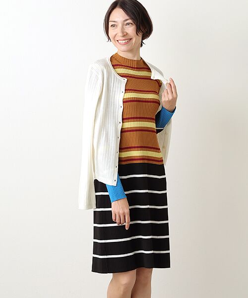 TAKASHIMAYA OUTLET / タカシマヤ アウトレット ロング・マキシ丈ワンピース | 『アウトレット対象商品』ロゼッタゲッティ　ニットワンピース | 詳細11