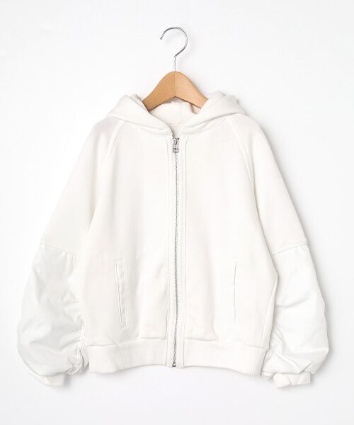 TAKASHIMAYA OUTLET/タカシマヤ アウトレット 『アウトレット対象商品』クリーン パーカー WHITE 130 TAKASHIMAYA OUTLET/タカシマヤ アウトレット 『アウトレット対象商品』クリーン パーカー WHITE 130
