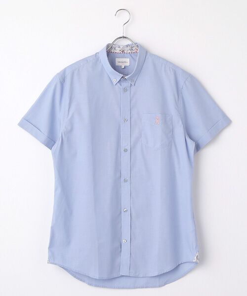 TAKASHIMAYA OUTLET / タカシマヤ アウトレット シャツ・ブラウス | CLIVE4 M SS PLAIN SHIRT（BLUE）