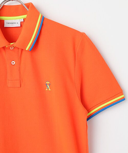 TAKASHIMAYA OUTLET / タカシマヤ アウトレット ポロシャツ | PHIO M SS POLO WITH FLUO LOGO | 詳細2