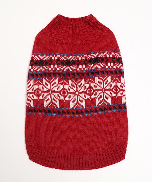 TAKASHIMAYA OUTLET / タカシマヤ アウトレット その他小物 | フェアアイル柄ドッグウエア（RED）