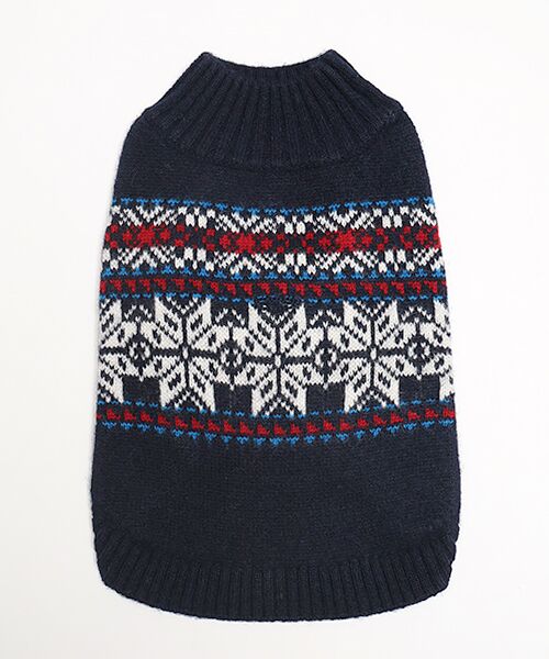 TAKASHIMAYA OUTLET / タカシマヤ アウトレット その他小物 | フェアアイル柄ドッグウエア（NAVY）