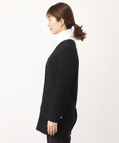TAKASHIMAYA OUTLET / タカシマヤ アウトレット ノーカラージャケット | 『アウトレット対象商品』ファンシーツイードジャケット | 詳細2