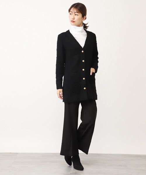 TAKASHIMAYA OUTLET / タカシマヤ アウトレット ノーカラージャケット | 『アウトレット対象商品』ファンシーツイードジャケット | 詳細4