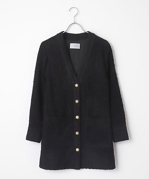 TAKASHIMAYA OUTLET / タカシマヤ アウトレット ノーカラージャケット | 『アウトレット対象商品』ファンシーツイードジャケット | 詳細6