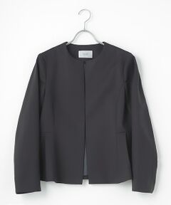 TAKASHIMAYA OUTLET / タカシマヤ アウトレット ノーカラージャケット | 『アウトレット対象商品』ペプラムジャケット