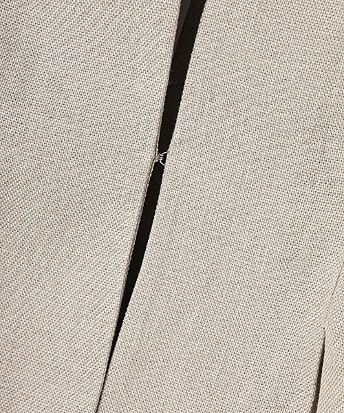 TAKASHIMAYA OUTLET / タカシマヤ アウトレット ノーカラージャケット | 『アウトレット対象商品』リネンフレアスリーブジャケット | 詳細1