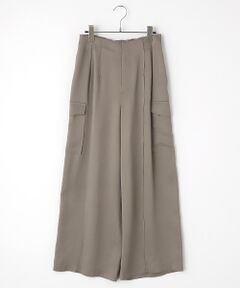 TAKASHIMAYA OUTLET / タカシマヤ アウトレット カーゴパンツ | 『アウトレット対象商品』サテンカーゴパンツ