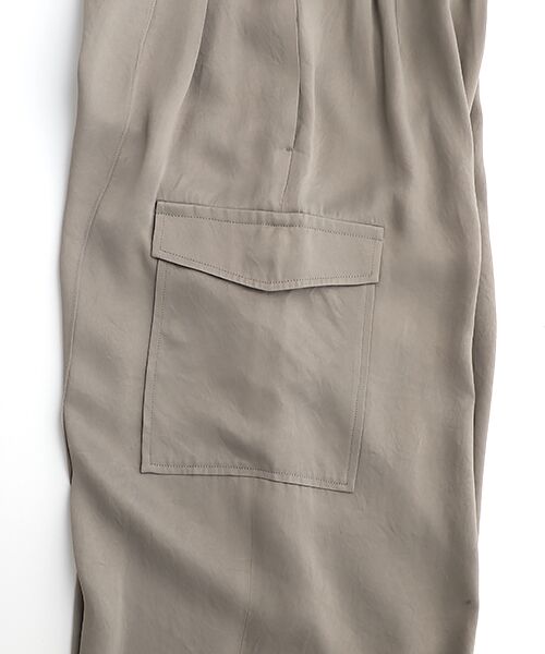 TAKASHIMAYA OUTLET / タカシマヤ アウトレット カーゴパンツ | 『アウトレット対象商品』サテンカーゴパンツ | 詳細5