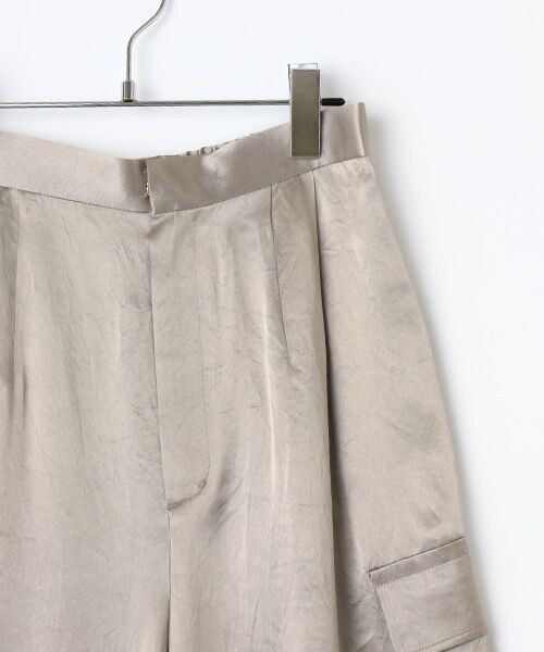 TAKASHIMAYA OUTLET / タカシマヤ アウトレット カーゴパンツ | 『アウトレット対象商品』サテンカーゴパンツ | 詳細2