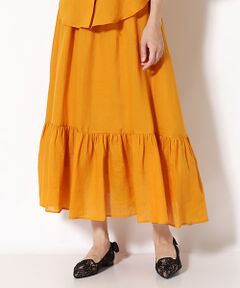 TAKASHIMAYA OUTLET / タカシマヤ アウトレット ミニ・ひざ丈スカート | 『アウトレット対象商品』ラミースカート