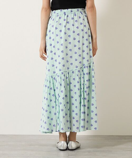 TAKASHIMAYA OUTLET / タカシマヤ アウトレット ロング・マキシ丈スカート | 『アウトレット対象商品』ヌキテパ　ＣＯＴＴＯＮ　ＤＯＢＢＹ　ＳＴＲＩＰＥ　ＦＬＯＷＥ | 詳細3