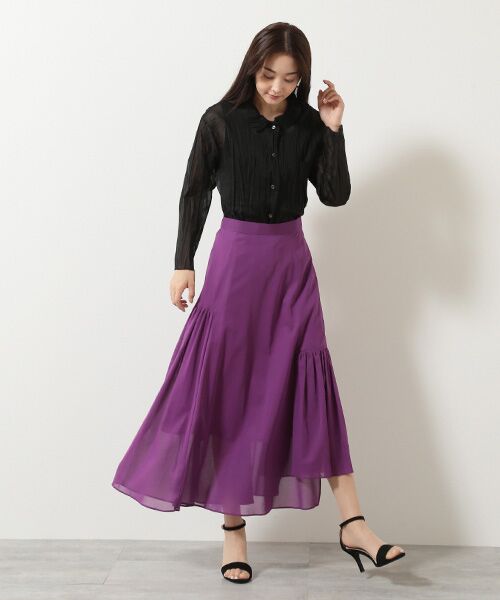 TAKASHIMAYA OUTLET / タカシマヤ アウトレット ロング・マキシ丈スカート | 『アウトレット対象商品』ティアードスカート | 詳細9