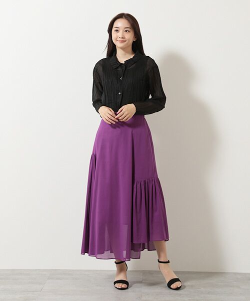 TAKASHIMAYA OUTLET / タカシマヤ アウトレット ロング・マキシ丈スカート | 『アウトレット対象商品』ティアードスカート | 詳細10