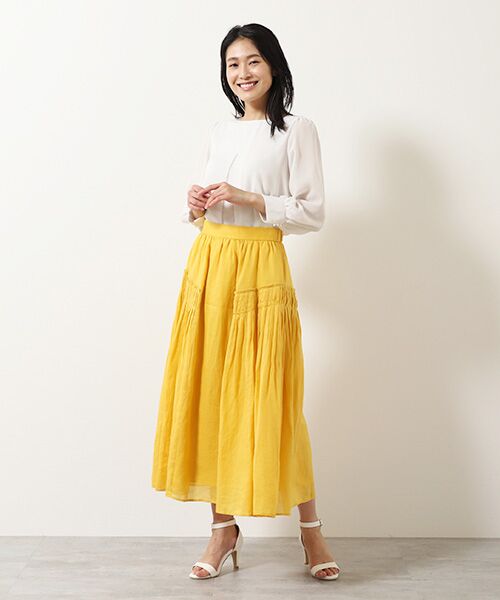 TAKASHIMAYA OUTLET / タカシマヤ アウトレット ロング・マキシ丈スカート | 『アウトレット対象商品』タックスカート | 詳細6