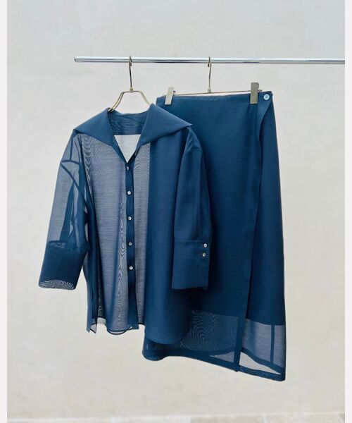 TAKASHIMAYA OUTLET / タカシマヤ アウトレット スカート | 『アウトレット対象商品』シアーレイヤードスカート | 詳細8