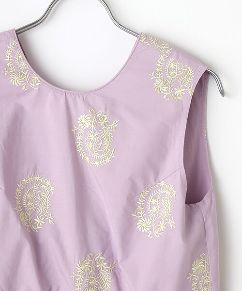 TAKASHIMAYA OUTLET / タカシマヤ アウトレット シャツ・ブラウス | 『アウトレット対象商品』ヌキテパ　ＰＯＰＬＩＮ　ＰＡＩＳＬＥＹ　ＥＭＢ　ＴＯＰ | 詳細3