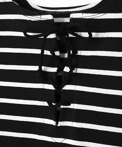 TAKASHIMAYA OUTLET / タカシマヤ アウトレット カットソー | 『アウトレット対象商品』ティッカ　レースアップバスクシャツ | 詳細4