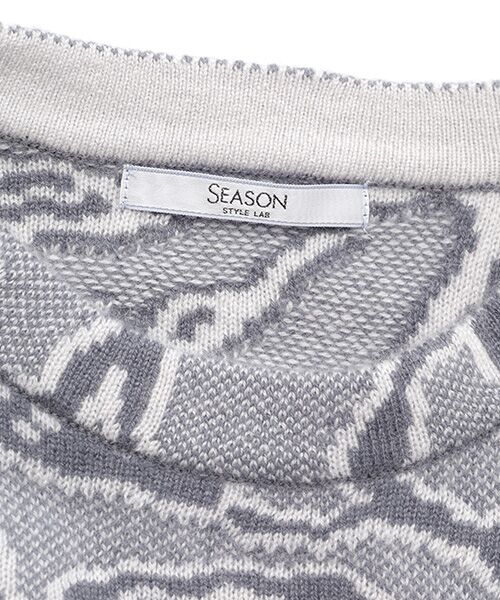 TAKASHIMAYA OUTLET / タカシマヤ アウトレット ニット・セーター | ボタニカルジャカードセーター | 詳細4