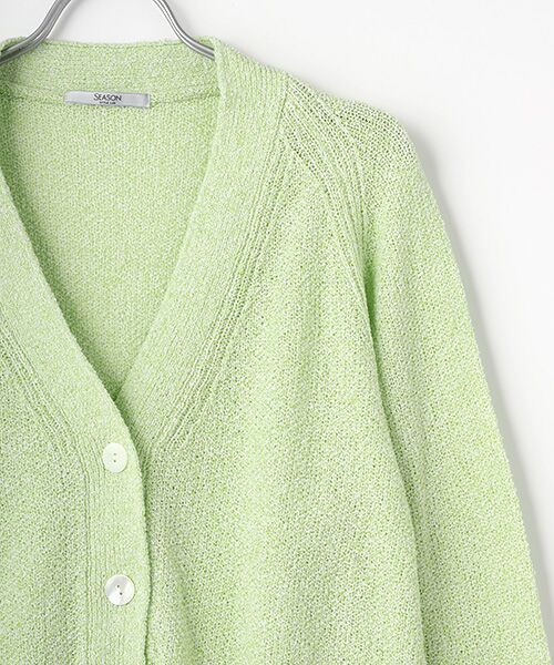 TAKASHIMAYA OUTLET / タカシマヤ アウトレット ニット・セーター | 『アウトレット対象商品』擬麻コットン混カーディガン | 詳細3