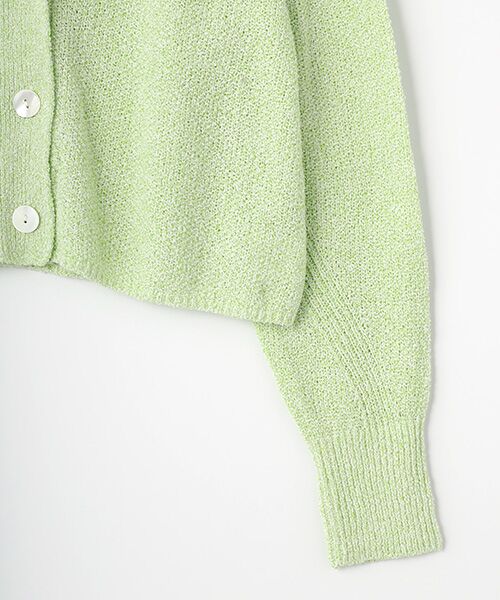 TAKASHIMAYA OUTLET / タカシマヤ アウトレット ニット・セーター | 『アウトレット対象商品』擬麻コットン混カーディガン | 詳細4