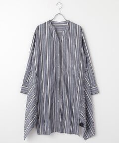 TAKASHIMAYA OUTLET / タカシマヤ アウトレット ロング・マキシ丈ワンピース | ストライプ柄ロングシャツ(LS)