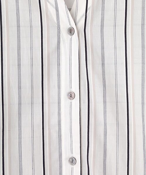 TAKASHIMAYA OUTLET / タカシマヤ アウトレット ロング・マキシ丈ワンピース | ストライプ柄ロングシャツ(LS) | 詳細1