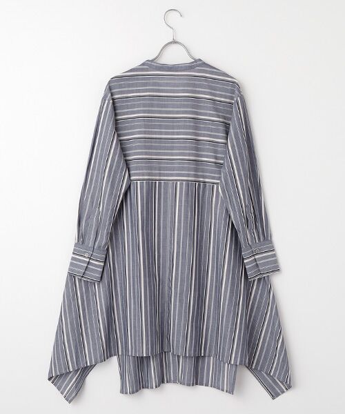 TAKASHIMAYA OUTLET / タカシマヤ アウトレット ロング・マキシ丈ワンピース | ストライプ柄ロングシャツ(LS) | 詳細2