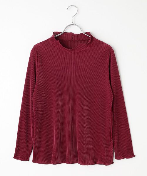 TAKASHIMAYA OUTLET / タカシマヤ アウトレット その他トップス | プリントプルオーバー(LS)（WINE）