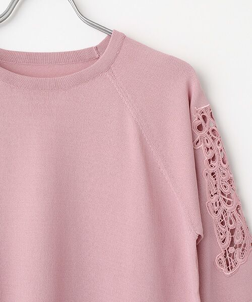 TAKASHIMAYA OUTLET / タカシマヤ アウトレット カットソー | 袖レース使いプルオーバー(LS) | 詳細2