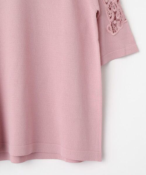 TAKASHIMAYA OUTLET / タカシマヤ アウトレット カットソー | 袖レース使いプルオーバー(LS) | 詳細3