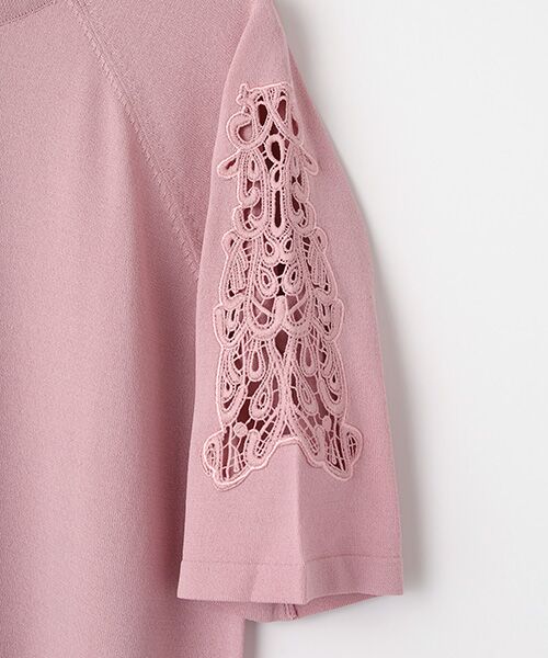 TAKASHIMAYA OUTLET / タカシマヤ アウトレット カットソー | 袖レース使いプルオーバー(LS) | 詳細4