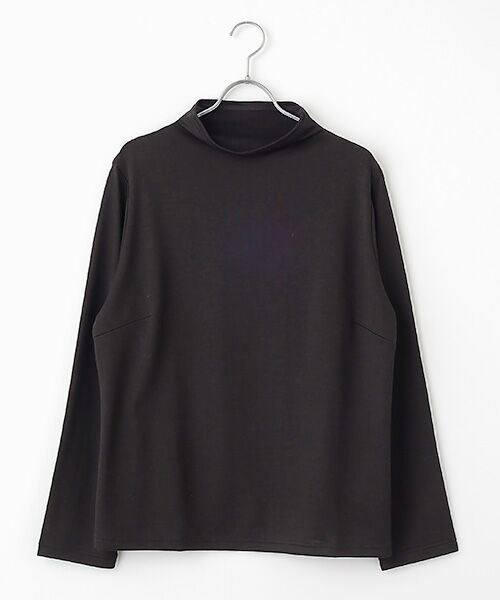 TAKASHIMAYA OUTLET / タカシマヤ アウトレット カットソー | テンセル繊維混プルオーバー（BLACK）