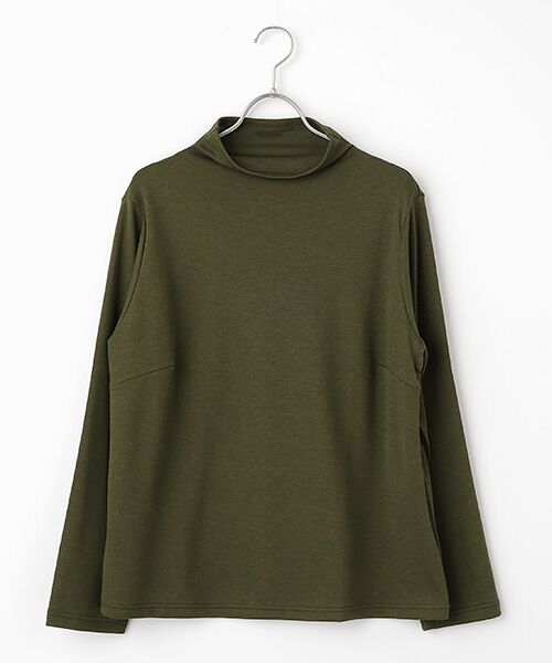 TAKASHIMAYA OUTLET / タカシマヤ アウトレット カットソー | テンセル繊維混プルオーバー（KHAKI）