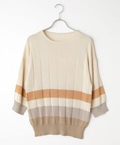 TAKASHIMAYA OUTLET / タカシマヤ アウトレット ニット・セーター | 配色ニットプルオーバー(LS)